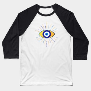 Evil Eye #8 Baseball T-Shirt